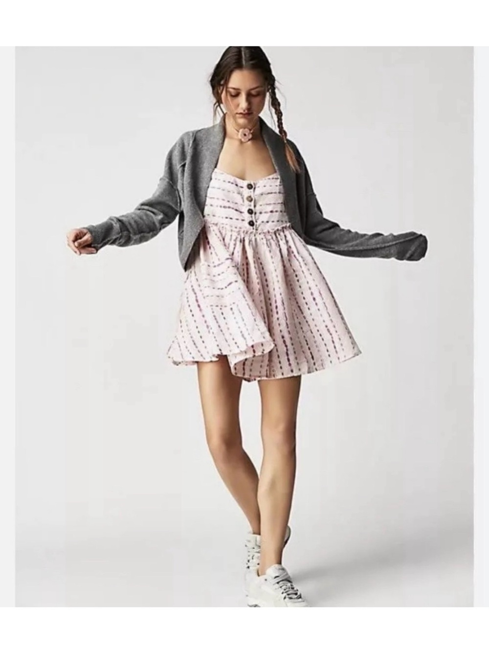 NWOT Free People Ocean Ave Romper